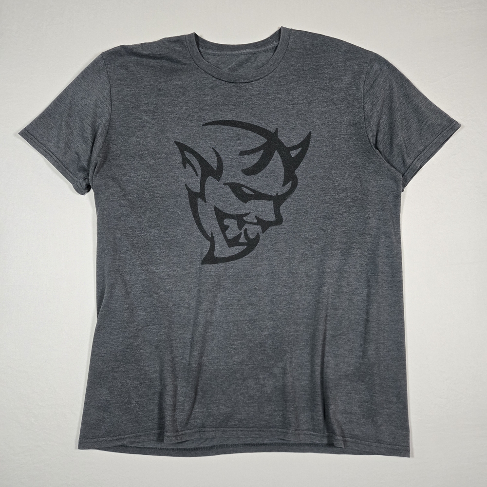 Dodge Demon Promotional Gray Graphic Tee Mopar SRT Size XL